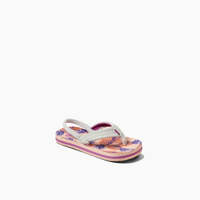 REEF Little Ahi Sandal-Coral Pineapples
