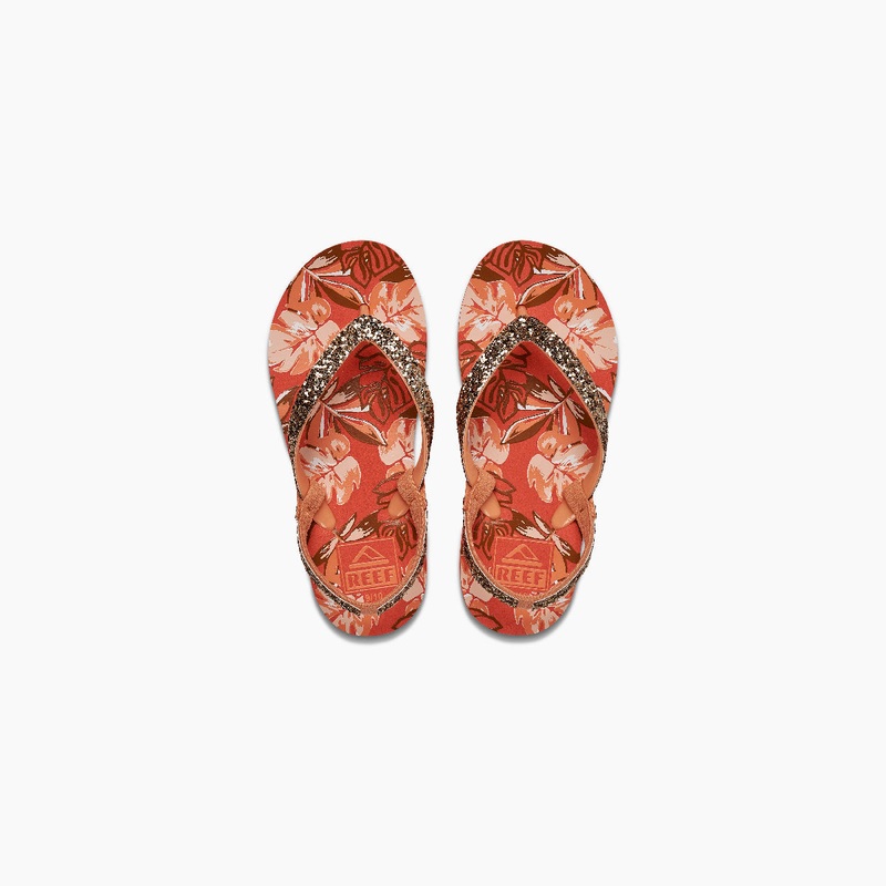 REEF Little Stargzer Prints Sandal-Monstera