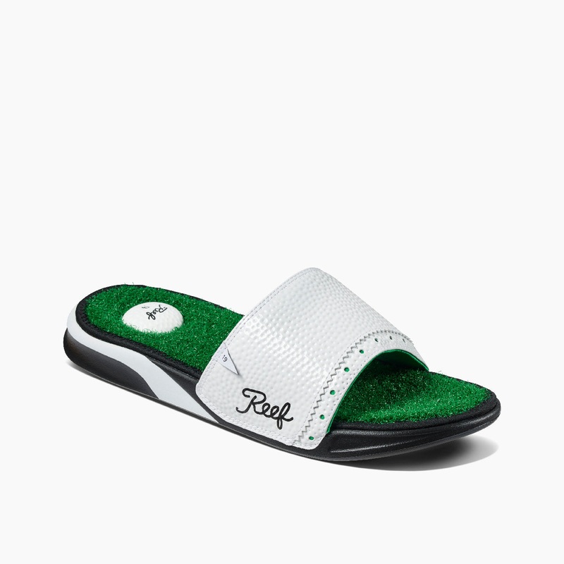 REEF Mulligan Slide Sandal-Green