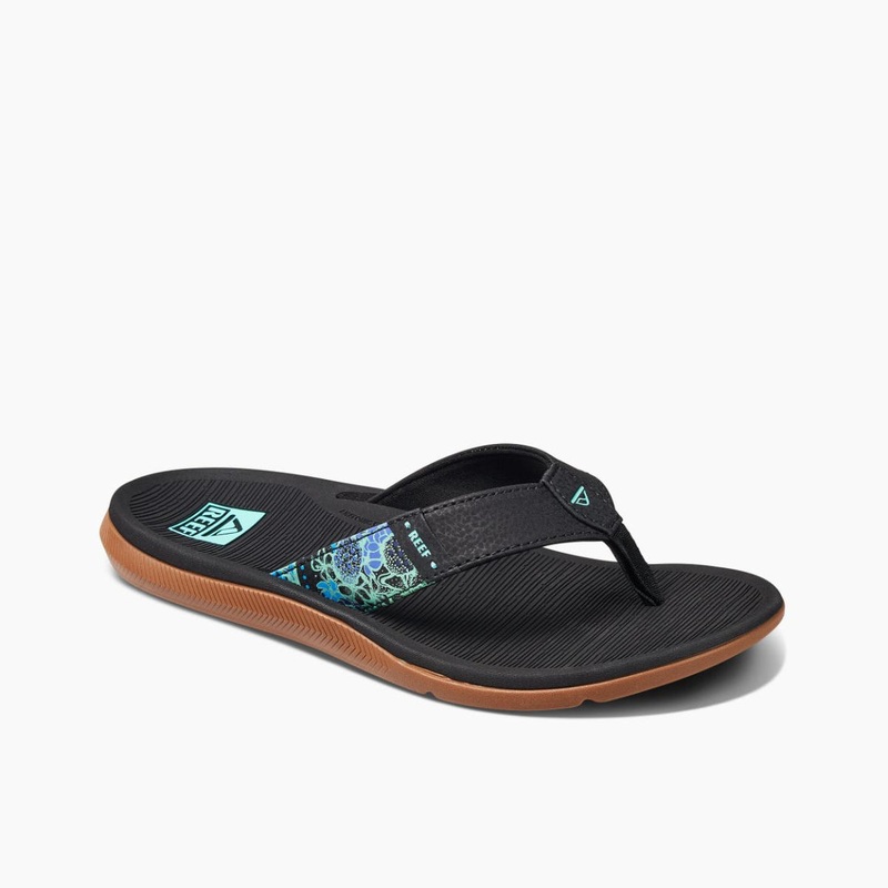 REEF Santa Ana Sandal-Black Multi
