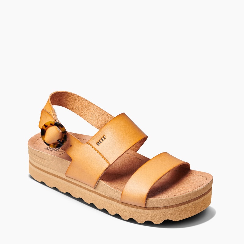 REEF Vista Hi Buckle Sandal-Natural