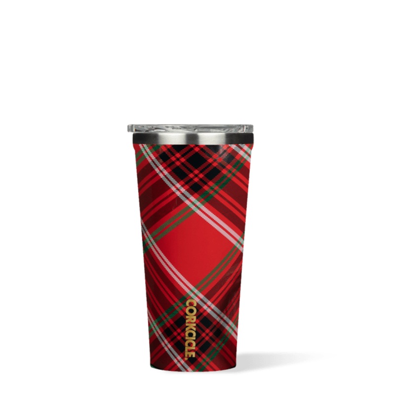 Corkcicle 16 oz Tumbler-Highland Plaid