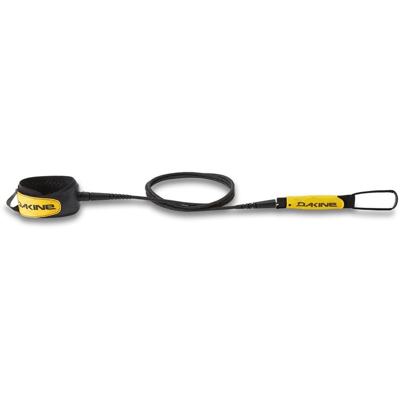Dakine Kaimana Pro Comp Leash-6′ x 3/16″-Yellow