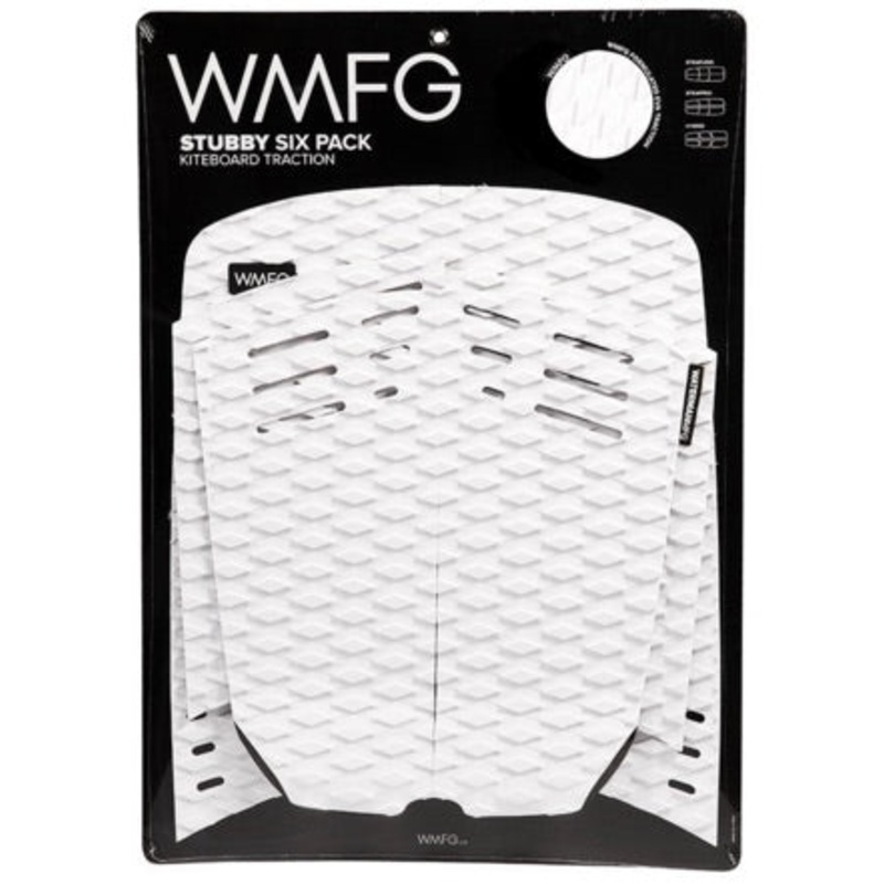 WMFG Stubby 2.0 Six Pack Traction Pad-White
