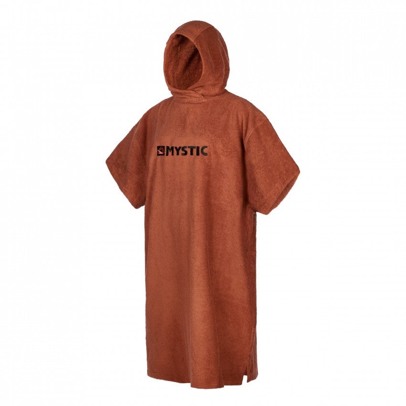 Mystic Regular Poncho-Rusty Red