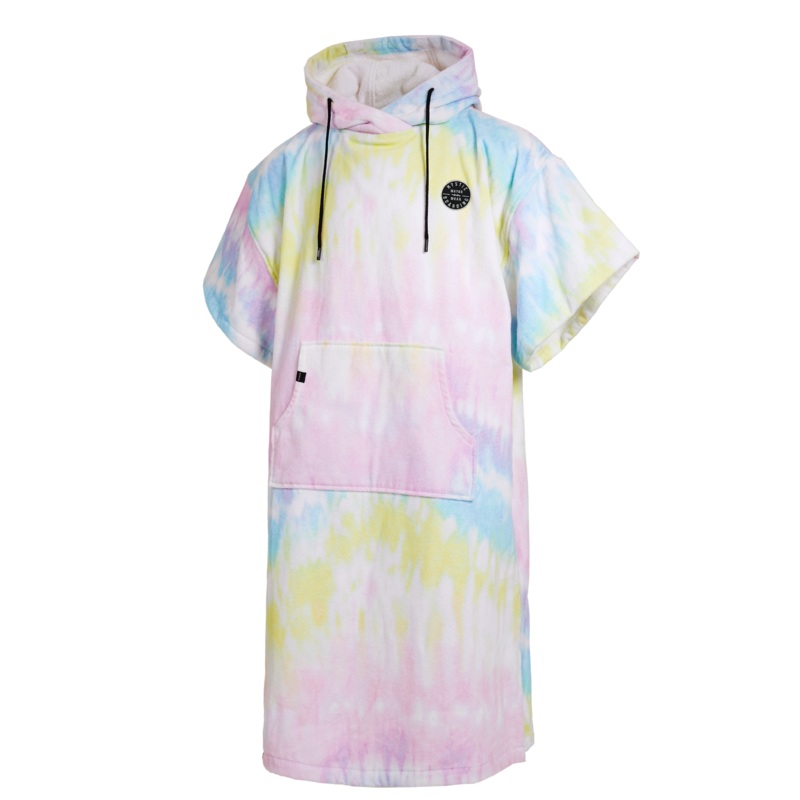 Mystic Velours AOP Poncho-Rainbow