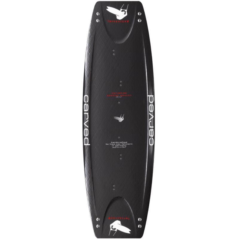 Carved Imperator Full Carbon Kiteboard-Black-135 x 41.5cm
