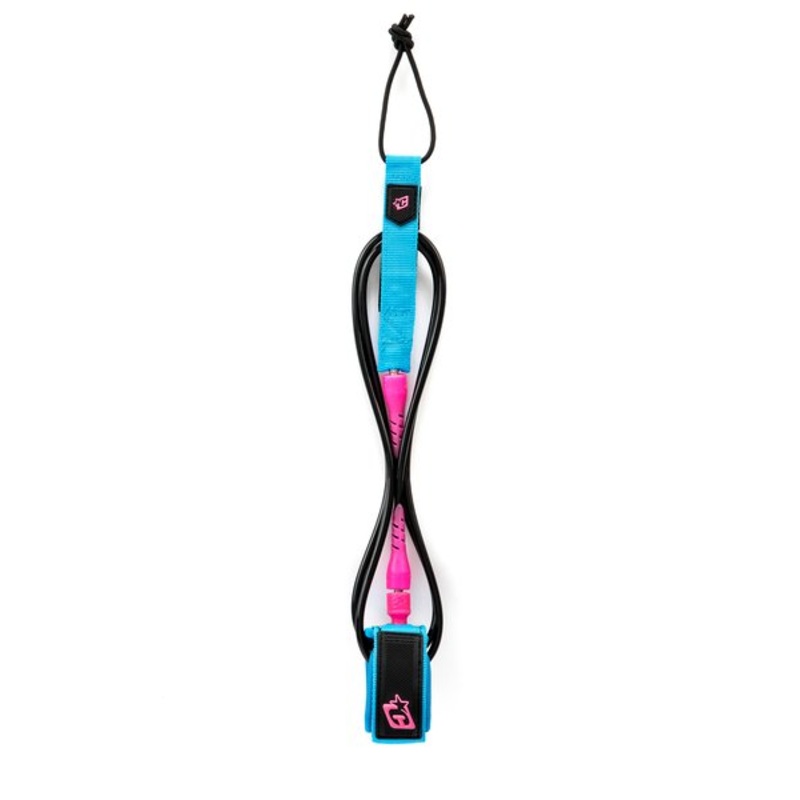 Creatures Grom Lite Leash-5′ x 3/16″-Black/Pink