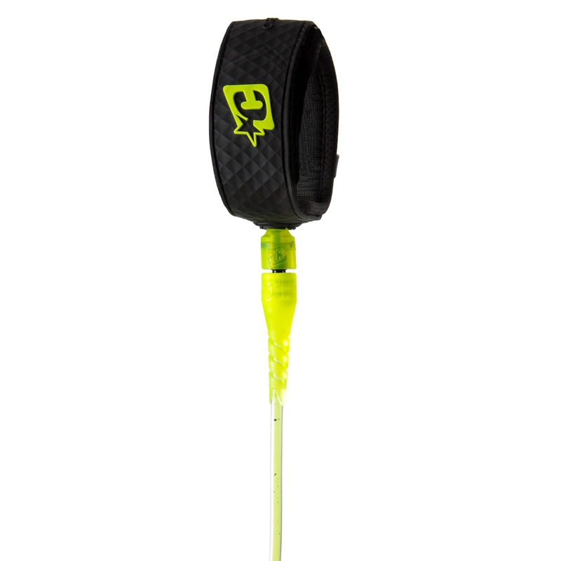 Creatures Pro Leash-Lime Speckle Black-6′ x 9/32″