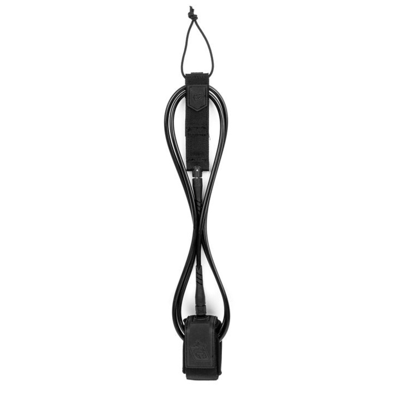 Creatures Reef Leash-Black/Black-9′ x 5/16″