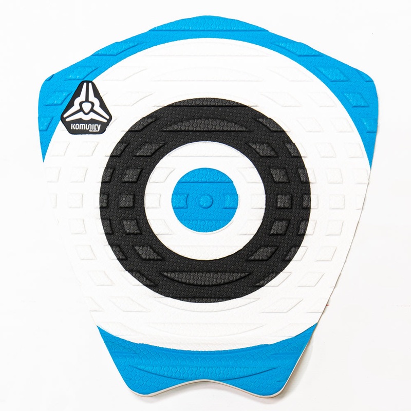 Komunity Bullseye 1 Piece Traction Pad-Blue