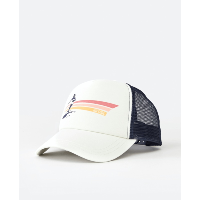 Rip Curl Golden State Trucker Hat-Bone