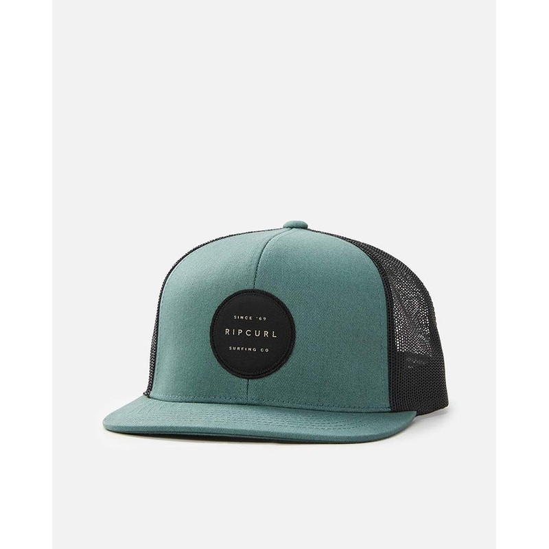 Rip Curl Routine Trucker Hat-Muted Green