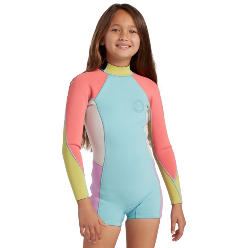 Billabong Teen Spring Fever L/S Springsuit-Neon Daze