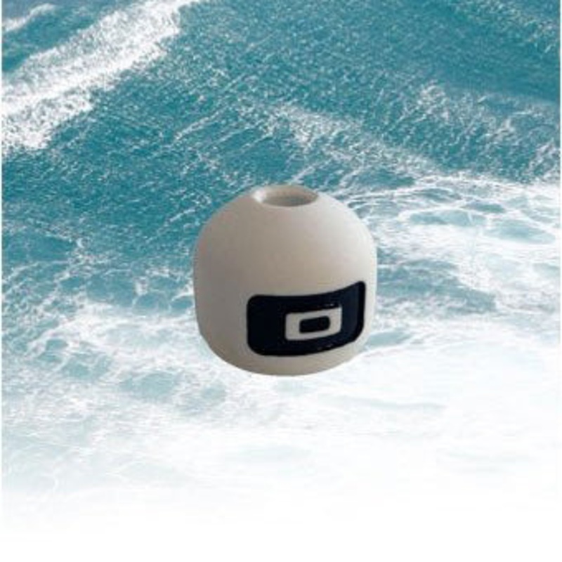 Core Sensor QR Stopper Ball White Parrel Bead