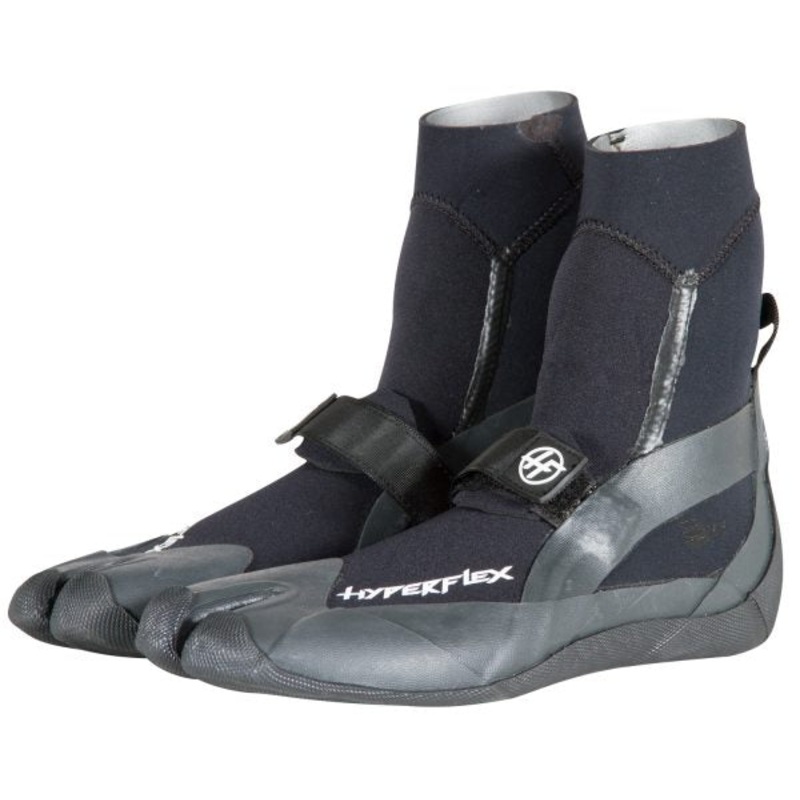 Hyperflex 5mm Pro Split Toe Booties-Black