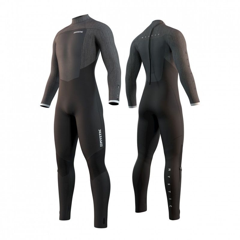 Mystic Majestic 4/3 Back Zip Wetsuit-Black