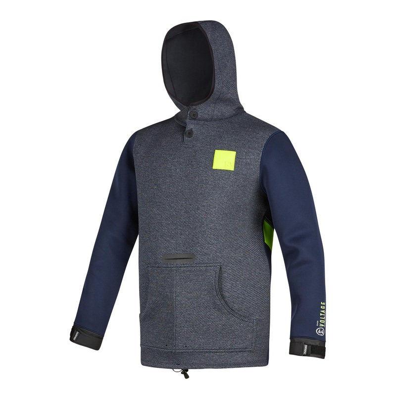 Mystic Voltage Sweat Jacket-Navy/Lime