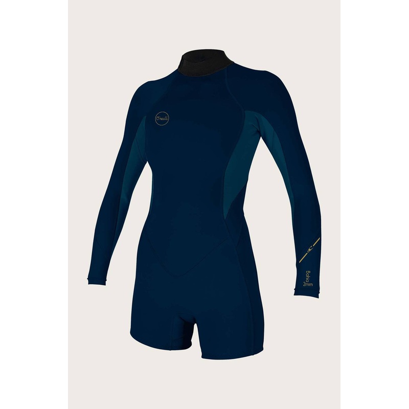 O’Neill Wmn’s Bahia 2/1mm BZ L/S Springsuit-Abyss/Frnavy/Abyss