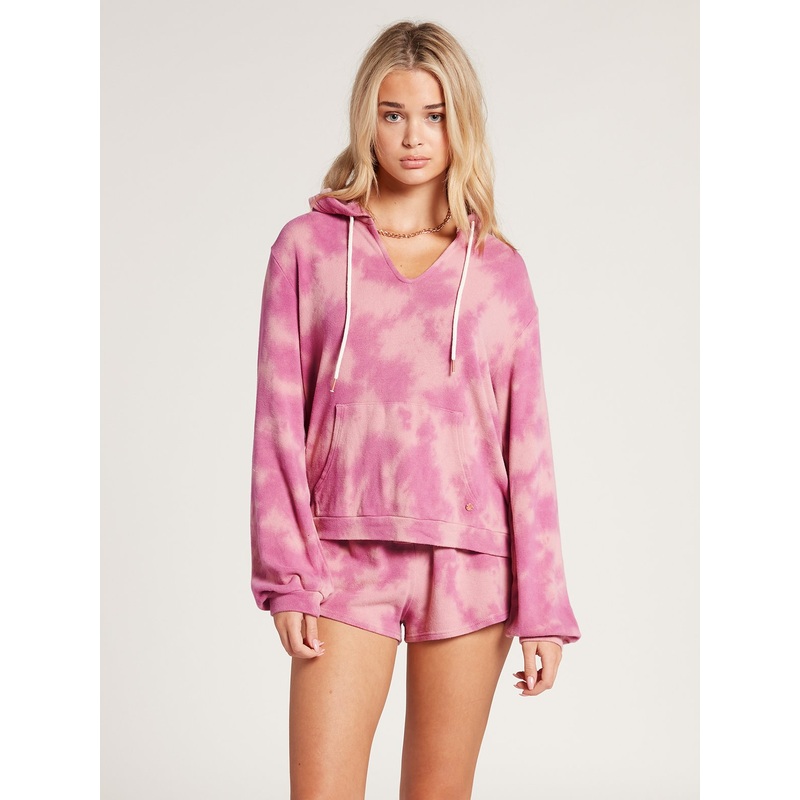 Volcom Lil Poncho Sweatshirt-Faded Mauve