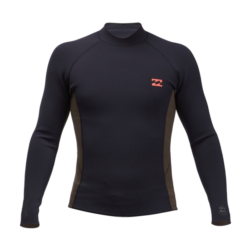 Billabong 202 Revo Interchange Top-Black Coffee