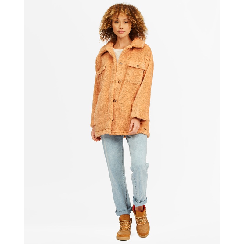 Billabong Fairbanks Fleece Jacket-Sandstone