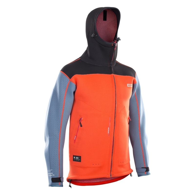 ION Neo Shelter Amp Jacket-Red/Steel Blue/Black