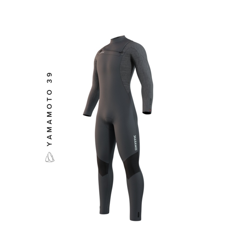 Mystic Majestic 4/3 Front-Zip Wetsuit-Dark Grey