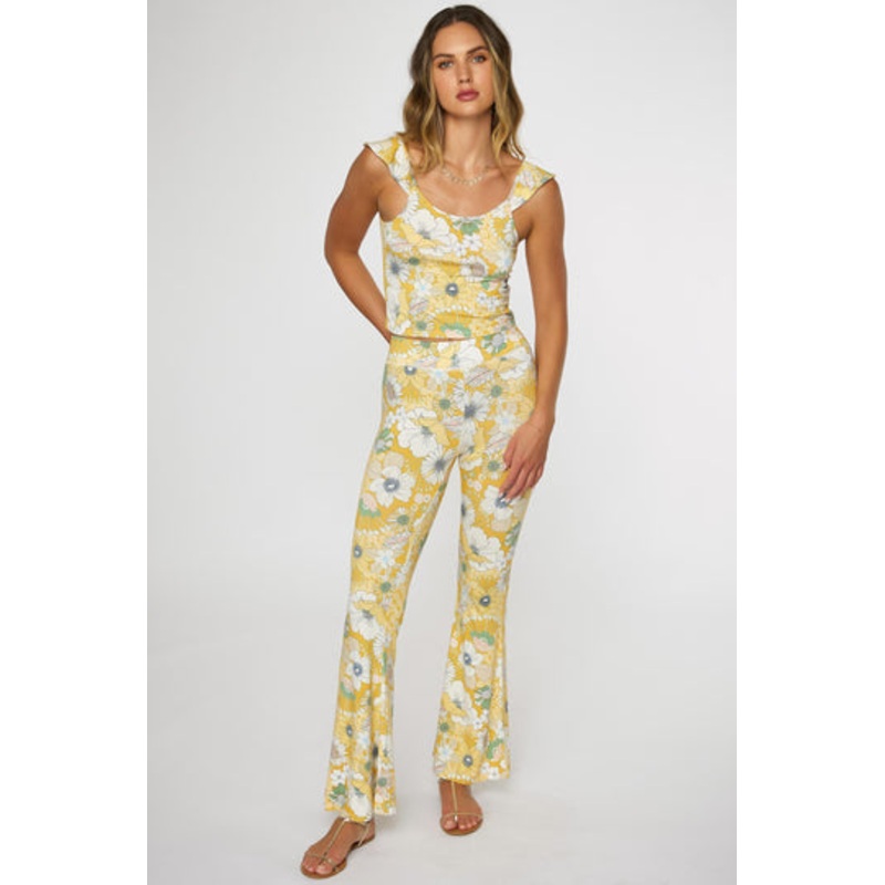 O’Neill Daisy Belle Floral Pants-Mimosa