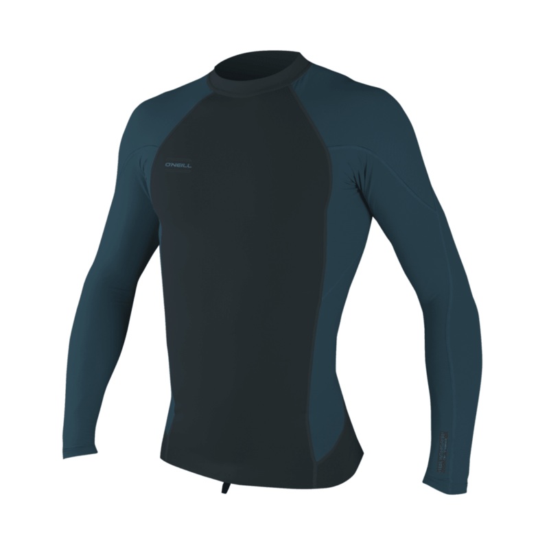O’Neill Hyperfreak 0.5mm Neo/Skins L/S Top-Gunmetal/Cadet Blue