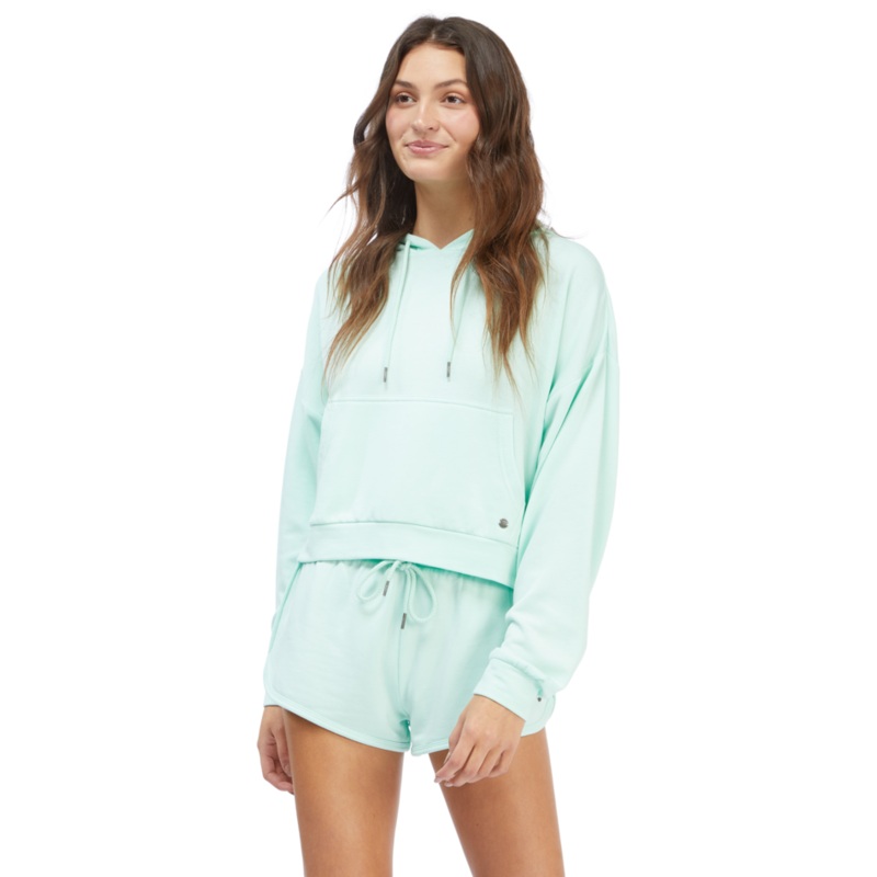 Roxy Surfing By Daylight Hooded Sweatshirt-Brook Green
