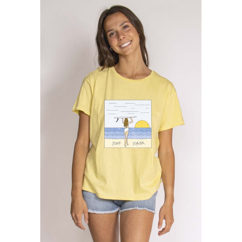Sisstr Sunset Girl Tee-Pina