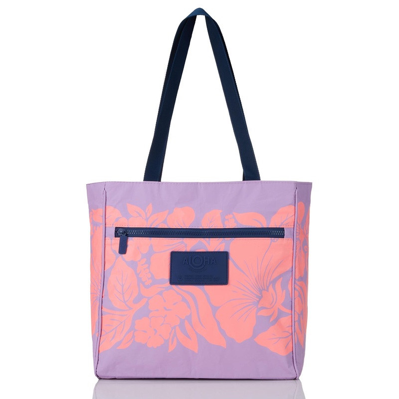 Aloha Collection Heipua Go-To Tote Bag-Sorbet/Lavander