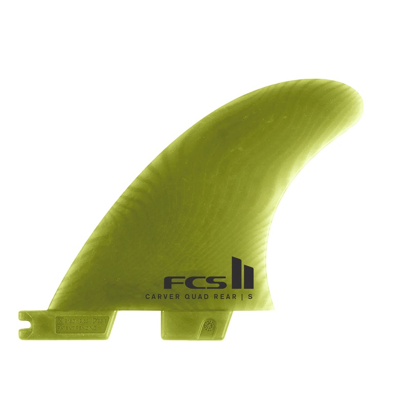 FCS II Carver Neo Glass Quad Rear Fin Set-Eucalyptus