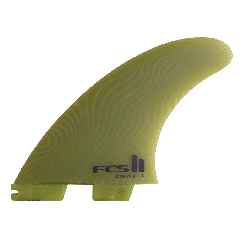 FCS II Carver Neo Glass Tri Fin Set-Eucalyptus