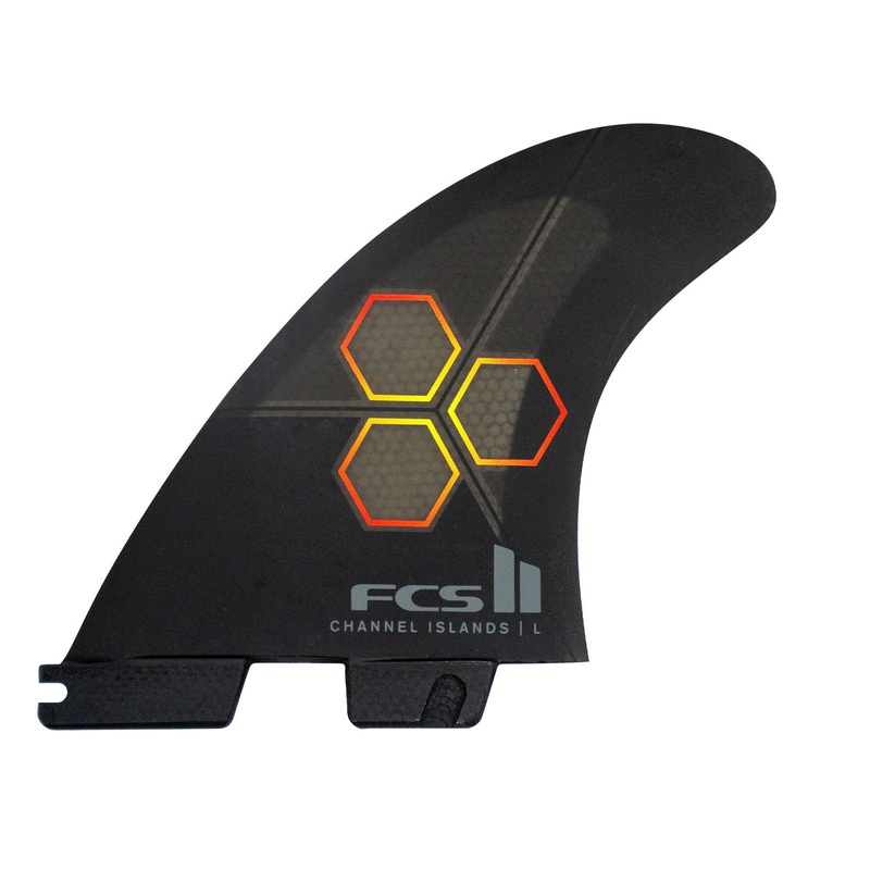 FCS II CI PC Tri Fin Set-Black/Flame