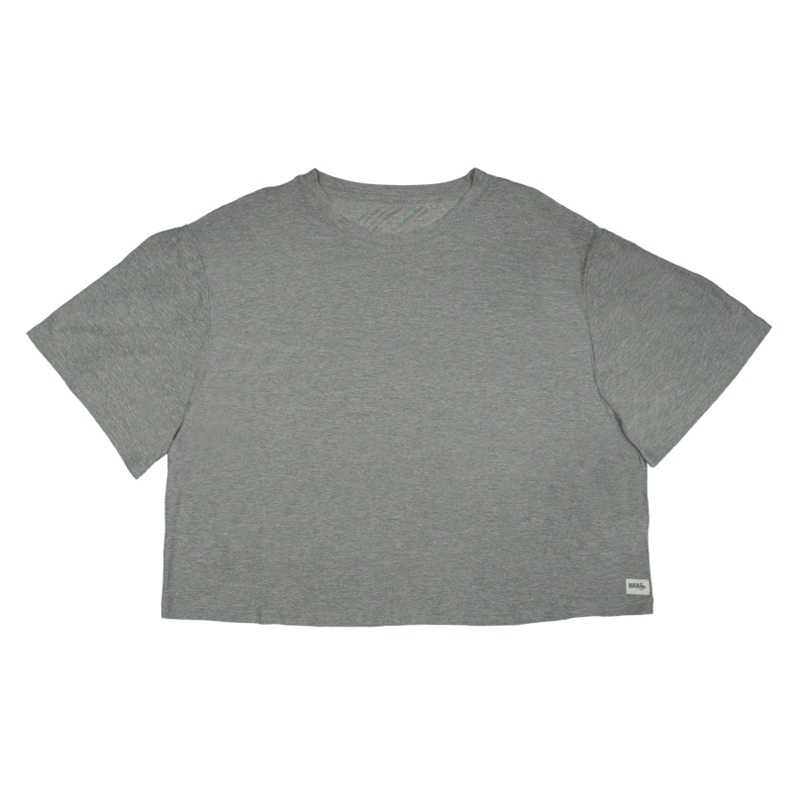REAL Aria Tee-Heather Grey
