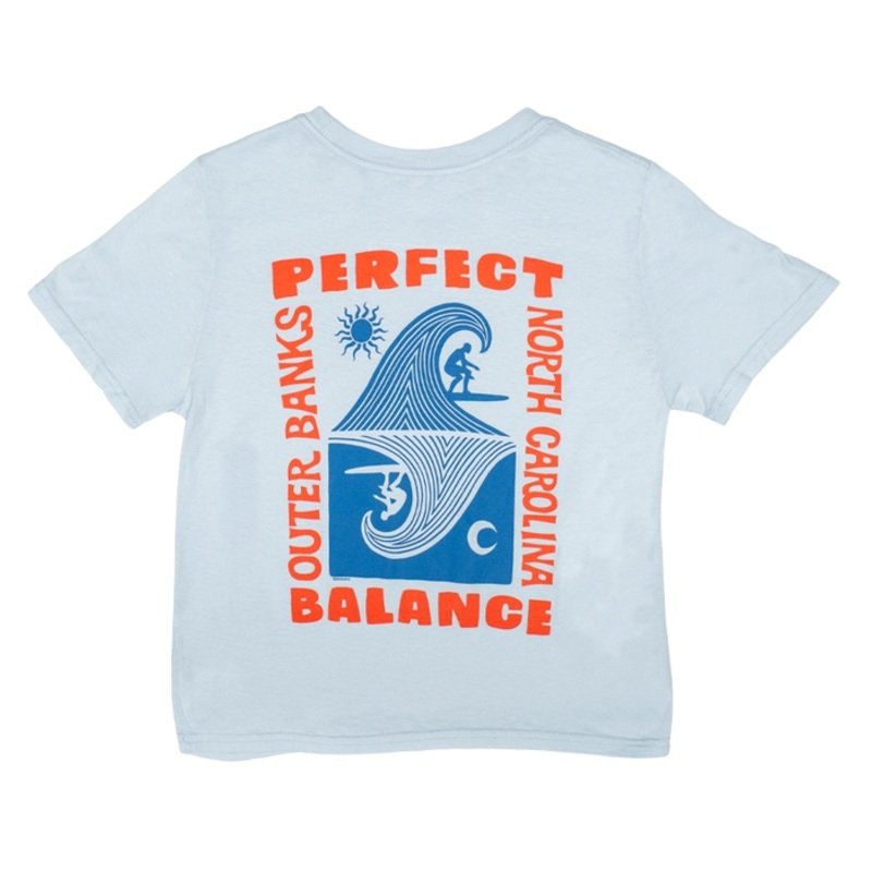 REAL Balanced Surf Crop Tee-Periwinkle