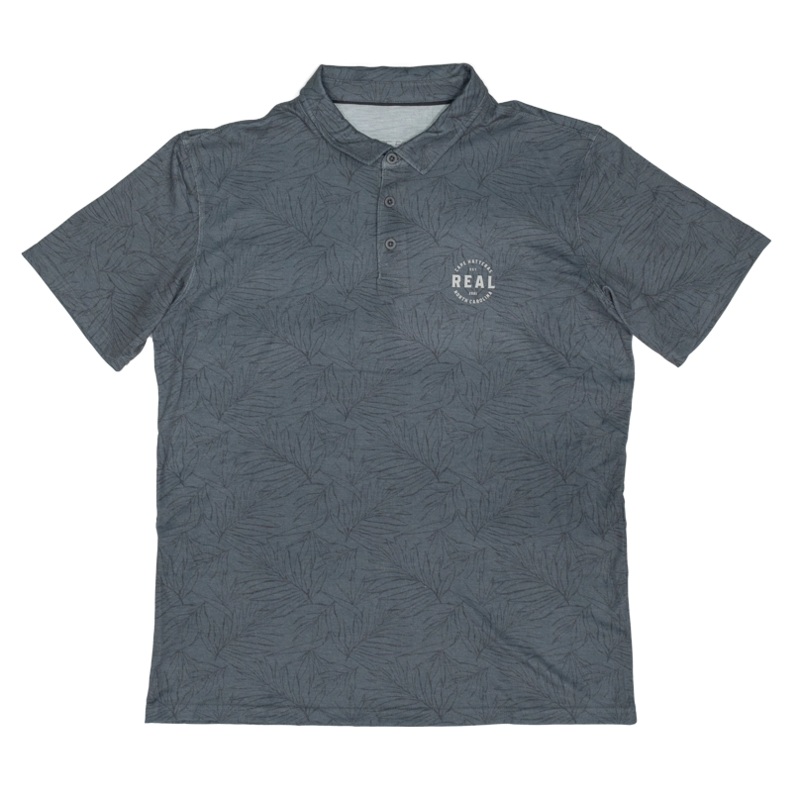 REAL Fore Polo Shirt-Grey