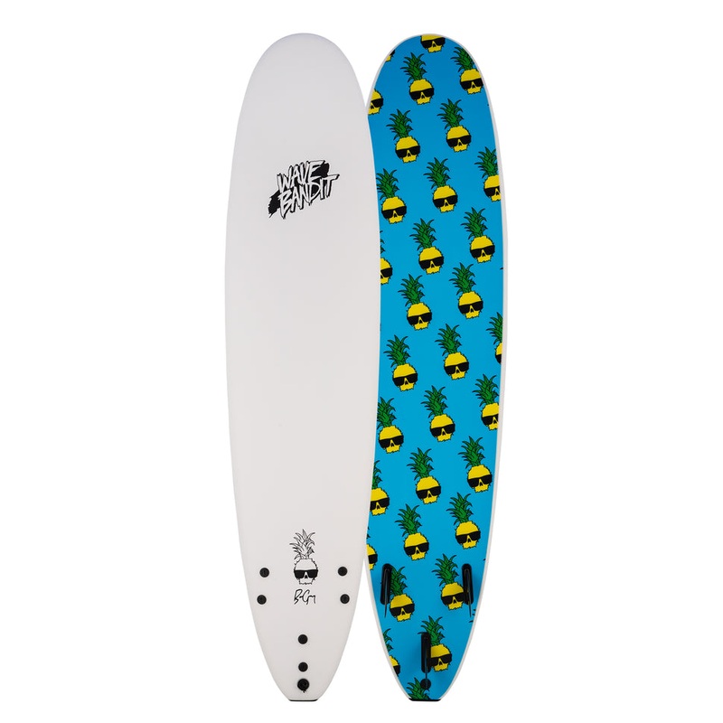 Wave Bandit Ben Gravy Pro EZ Rider 8’0″ Surfboard-White