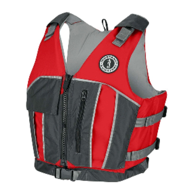 Mustang Reflex Foam Vest – Red/Grey – XL/XXL