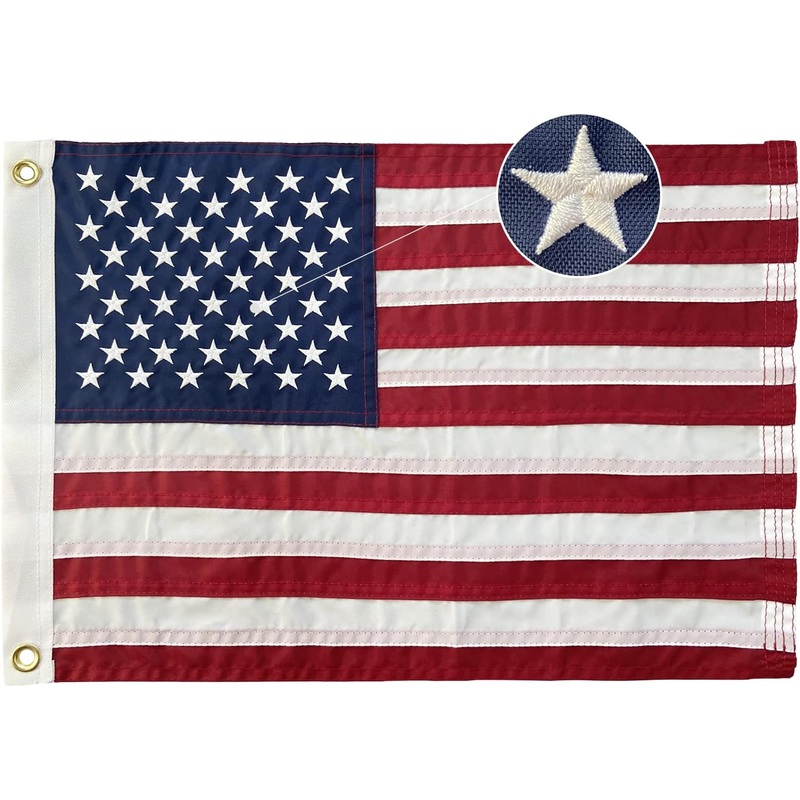 American Flag 12×18 Boat Flags Outdoor Heavy Duty in USA