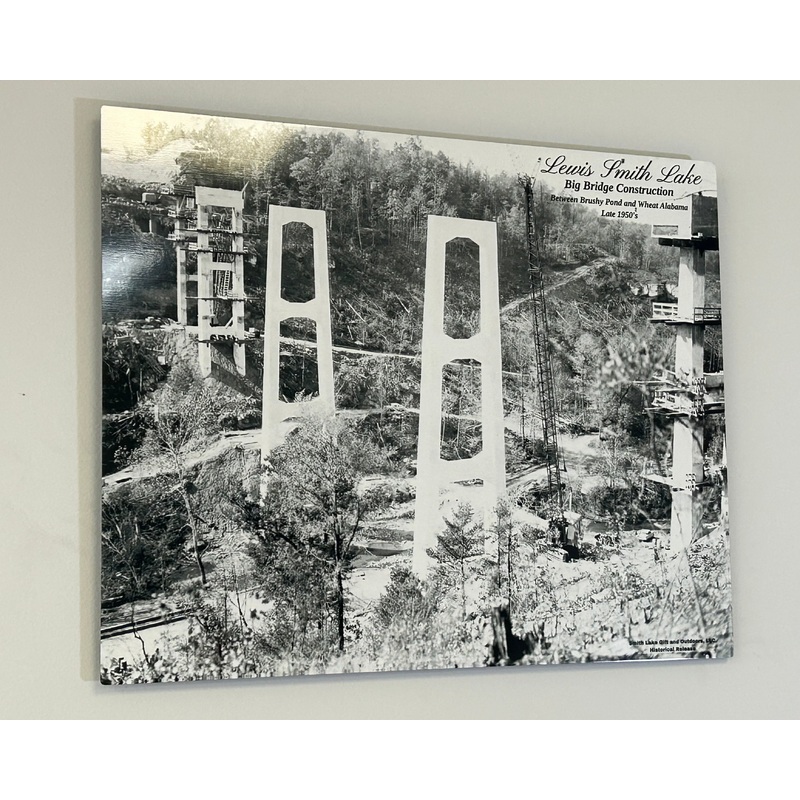 BTW2-PRINT-16×20 Before the Water Release 2 Big Bridge Construction Photo 1 All the way to the Bottom