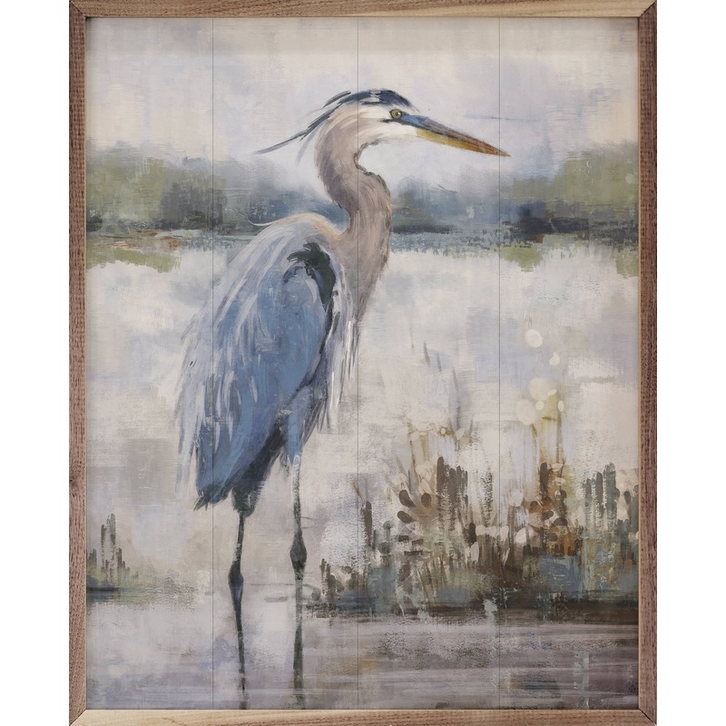 Coastal Heron 2 By Nina Blue