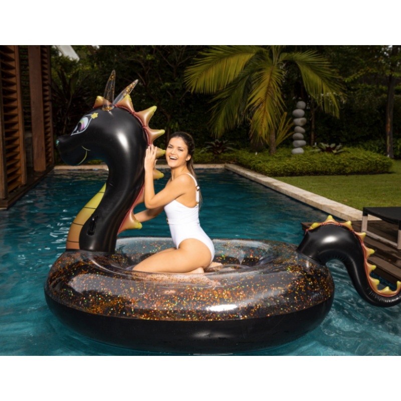 PoolCandy Glitter Dragon Gigantic Beach & Pool Raft