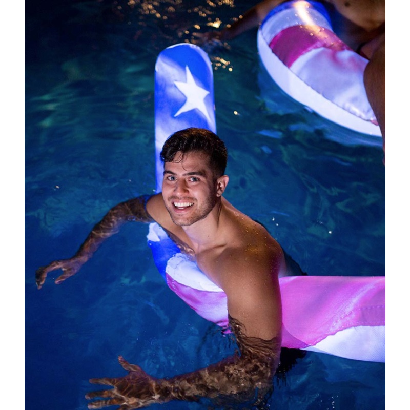 PoolCandy Stars & Stripes Illuminated 72″ Super Noodle