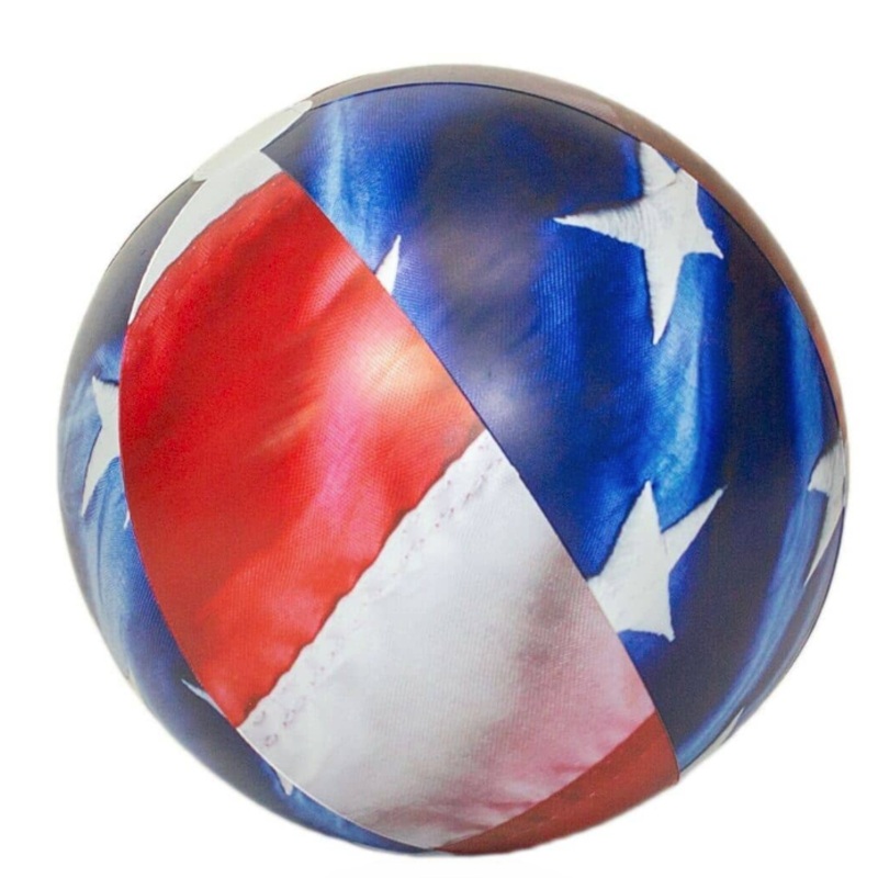 STARS & STRIPES BEACH BALL -AMERICAN FLAG