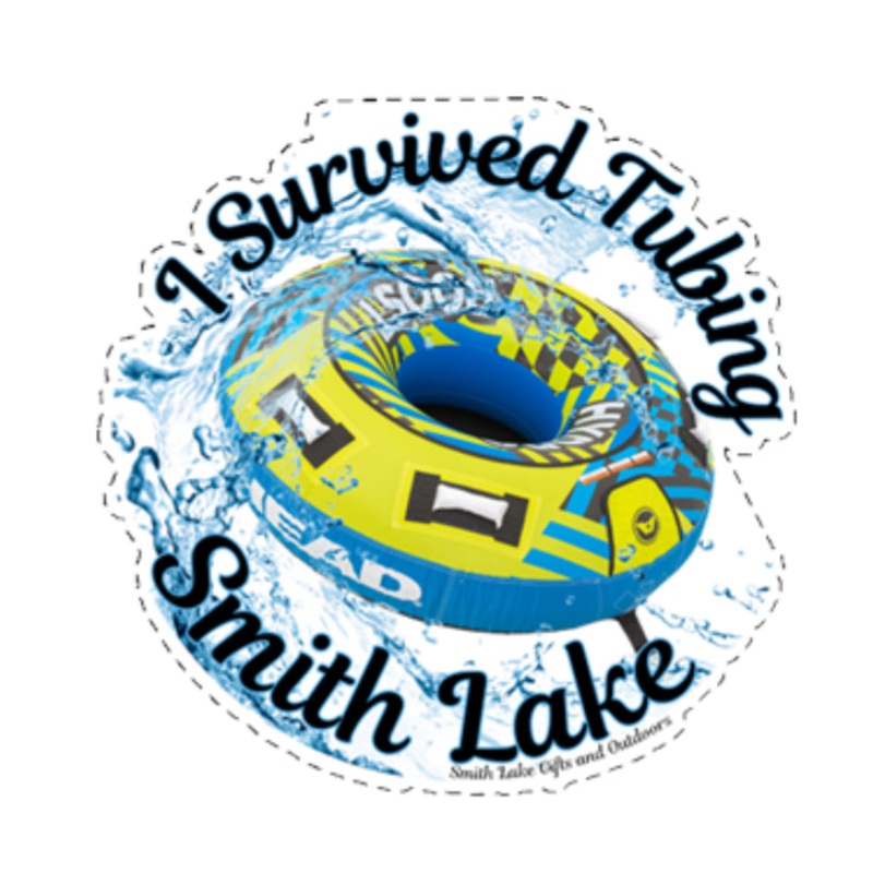 Sticker – I survived Tubing Smith Lake 3.75″