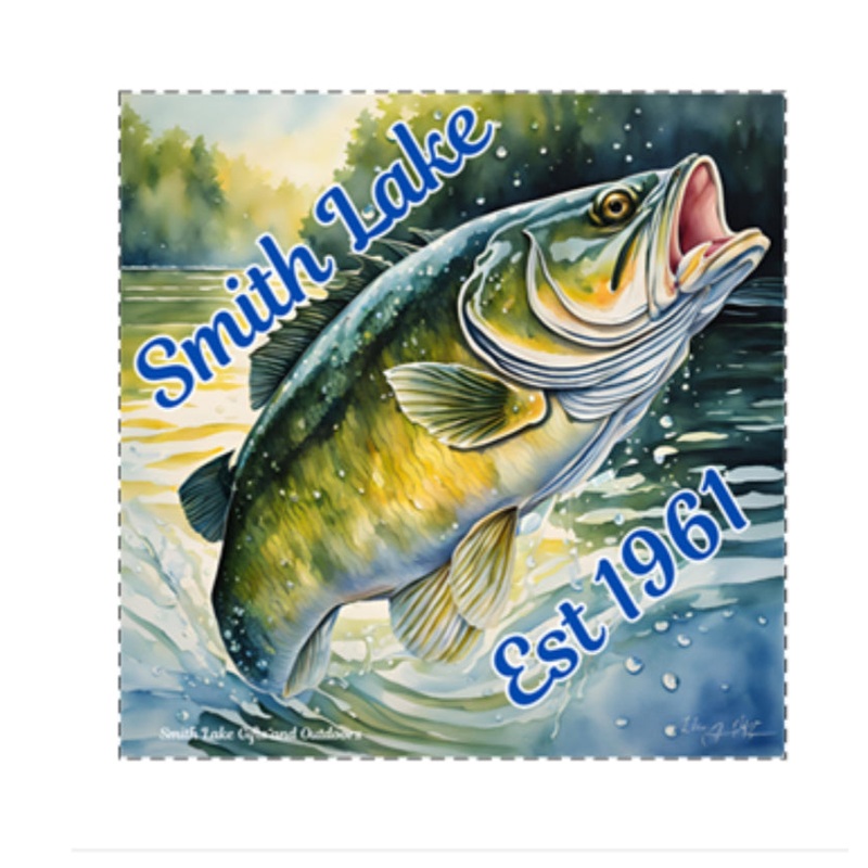 Sticker – Smith Lake Bustin Bass 3.5″