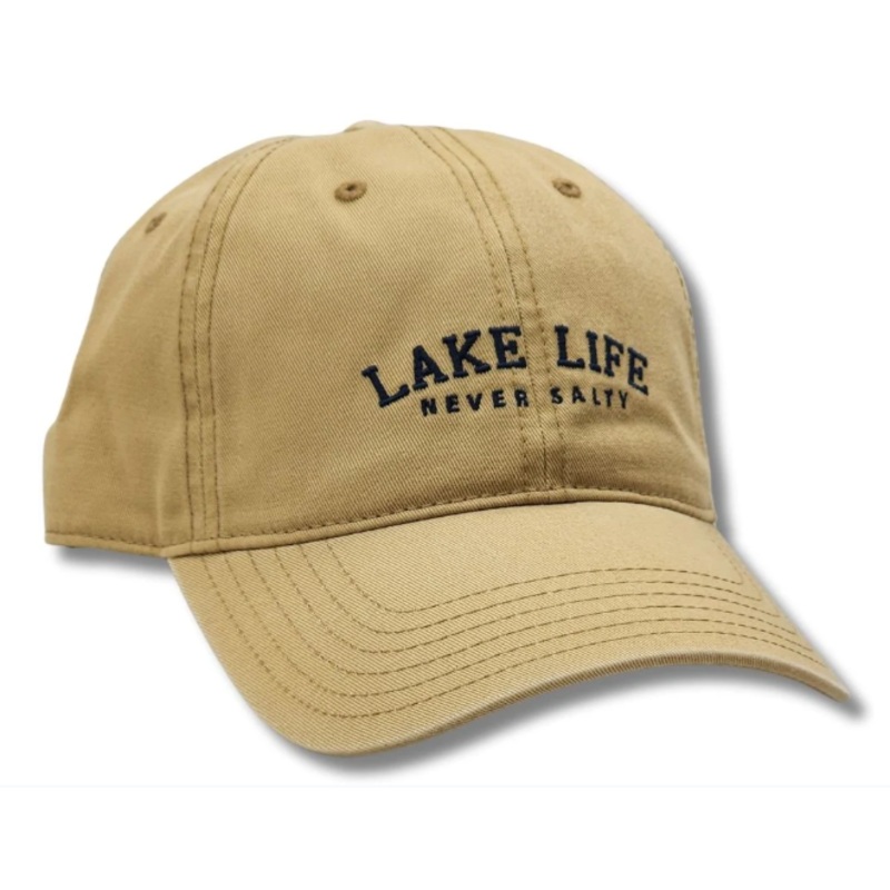 TR Trucker Cap – Lake Life Never Salty – Kahki